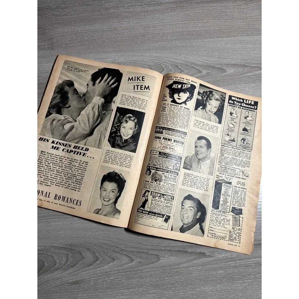 Vintage 1950s Movie Magazine Lot Photoplay Modern Screen Movie Debbie Reynolds